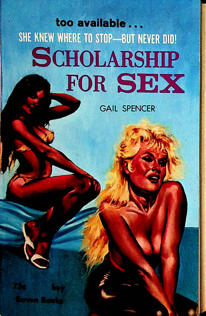 Scholarship For Sex  Novel   by Gail Spencer  1963   092121lm-dm