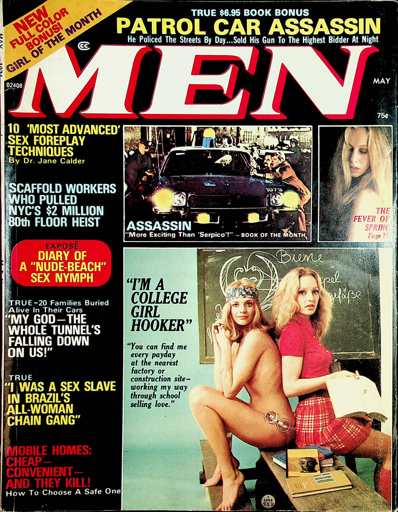 Men Magazine  Centerfold Girl Spring Massey  May 1974    112021lm-dm2
