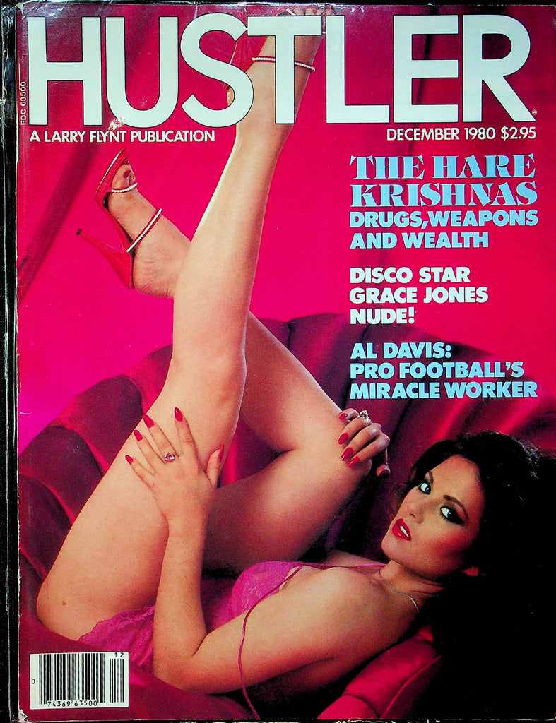 Hustler Magazine The Hare Krishnas & Al Davis & Grace Jones December 1980 072022RP