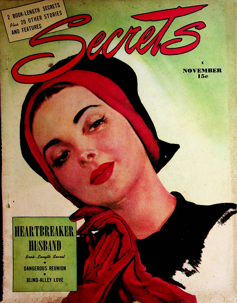 Secrets Vintage Magazine  Heartbreaker Husband  November 1947   090322lm-p