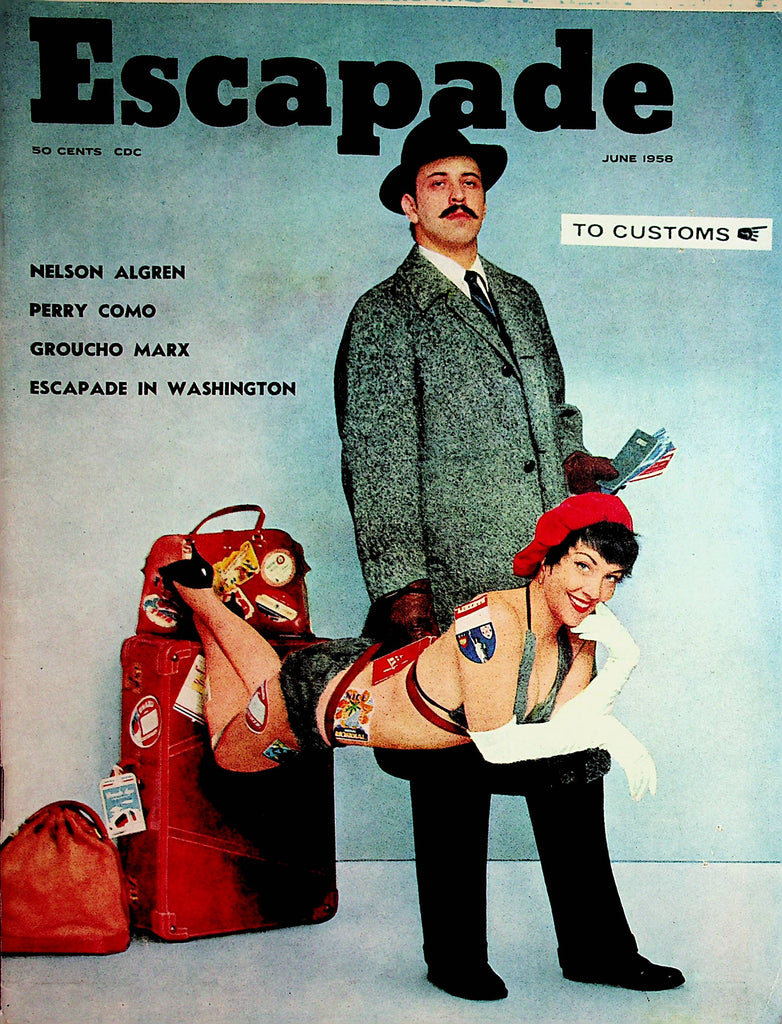 Escapade Vintage Magazine   Perry Como / Groucho Marx  June 1958       100121lm-dm