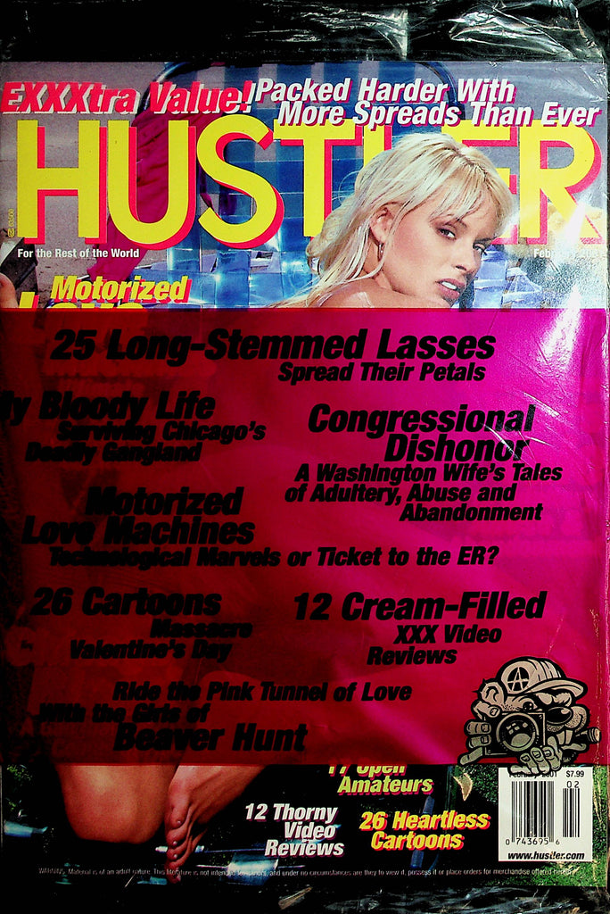 Hustler Magazine Motorized Love Machines  February 2001   new/sealed  120321lm-dm