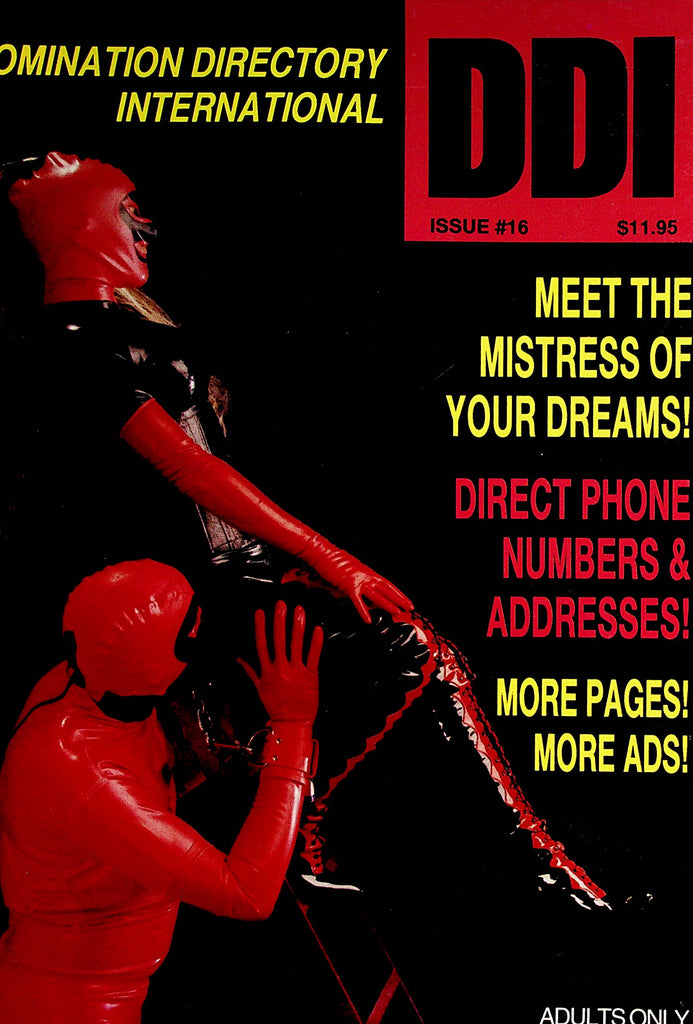 Domination Directory International Fetish Contact Magazine  Meet Your Mistress  #16  1993    122122lm-p