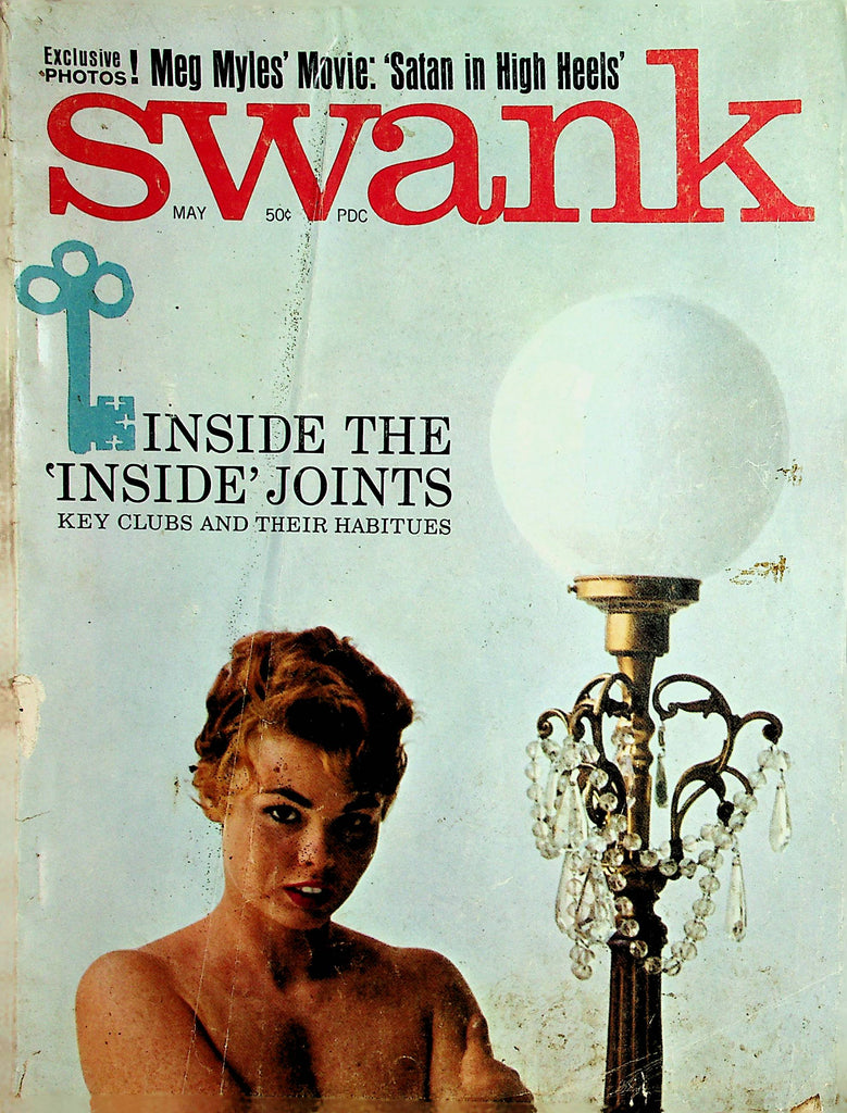 Swank Vintage Magazine Meg Myles' Movie: Satan In High Heels  May 1962     012722lm-dm