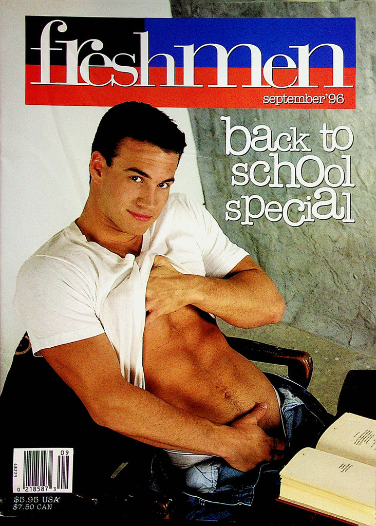 Freshmen Gay Magazine  Cover Guy Rick Woods - Back To School Special  September 1996    112122lm-p