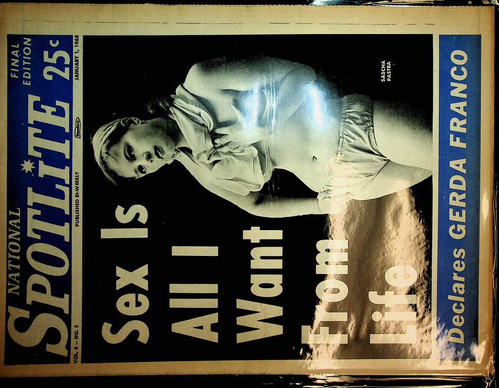 National Spotlite Newspaper  Sex Is All I Want From Life   June 1, 1968  100720lm-amsh