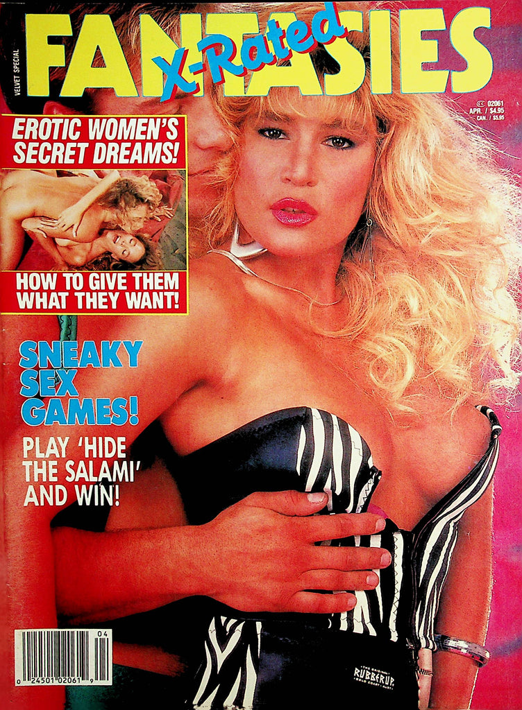 X-Rated Fantasies Magazine  Lusty Latina Carlotta  April 1991    123021lm-dm
