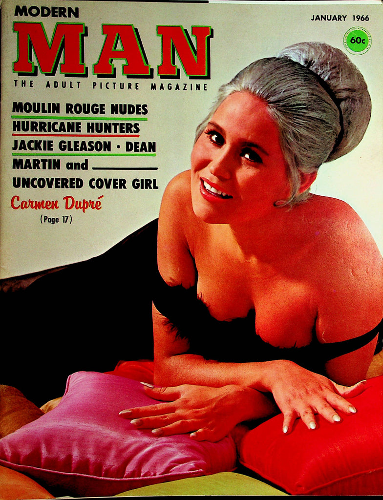 Modern Man Magazine Covergirl Carmen Dupre  January 1966   101421lm-dm