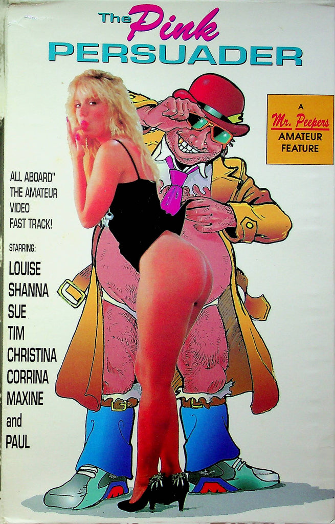 Adult VHS Movie The Pink Persuader Ft. Louisa & Shanna 1992 By LBO Ent. 031423RPVHS