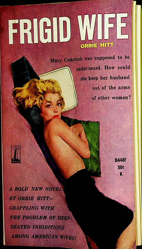 Frigid Wife Vintage Novel by Orrie Hitt  1961 Beacon  110921lm-dm