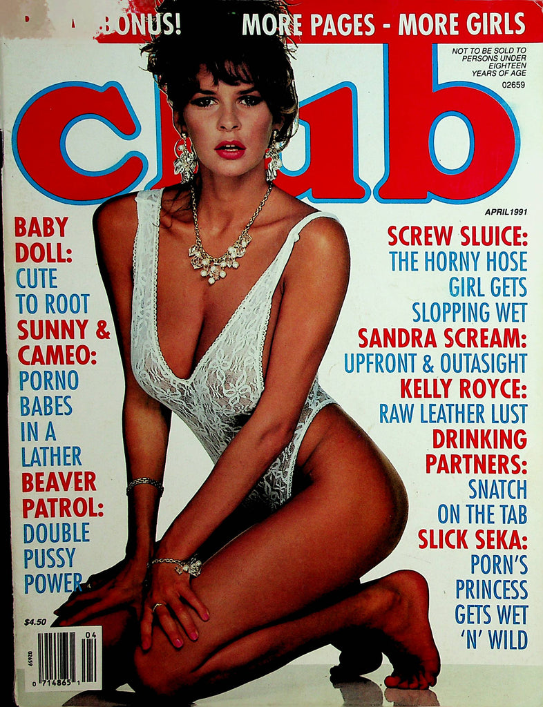 Club Busty Magazine   Slick Seka / Sandra Scream April 1991   121421lm-dm