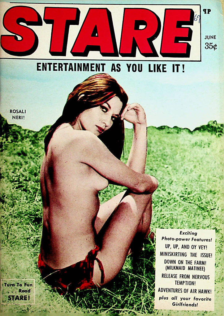 Stare Vintage Digest  Cartoons & Gals /  Covergirl Rosali Neri  June 1969   032322lm-p