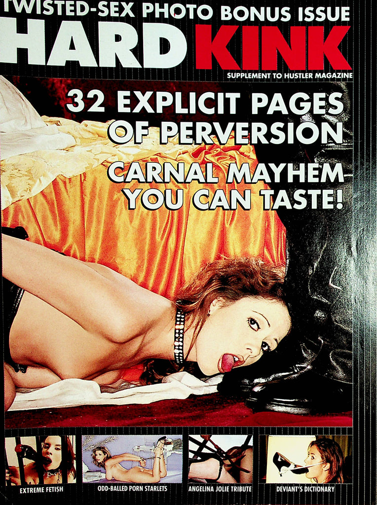 Hard Kink Hustler Supplement Magazine Angelina Jolie  2002   061821lm-dm