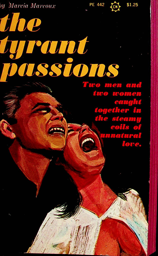 The Tyrant Passions Novel  by Marcia Marcoux 1967 Private Editions     110521lm-dm