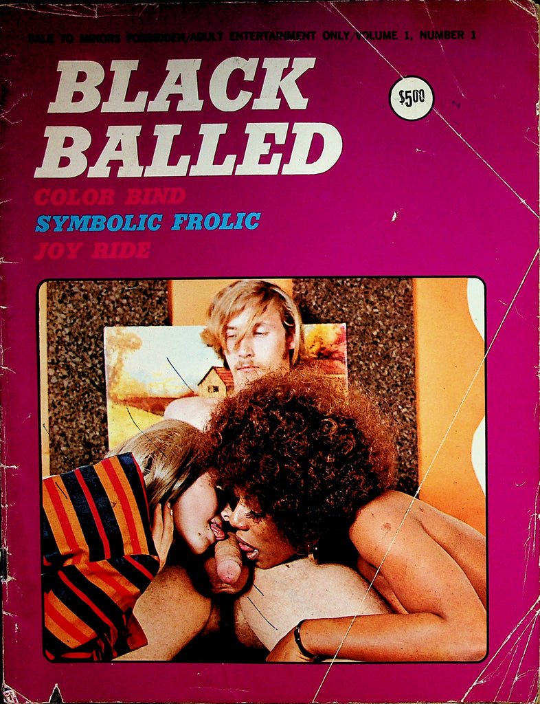 Black Balled Magazine   Symbolic Frolic / Joy Ride  vol.1 #1  1970's    072922lm-p