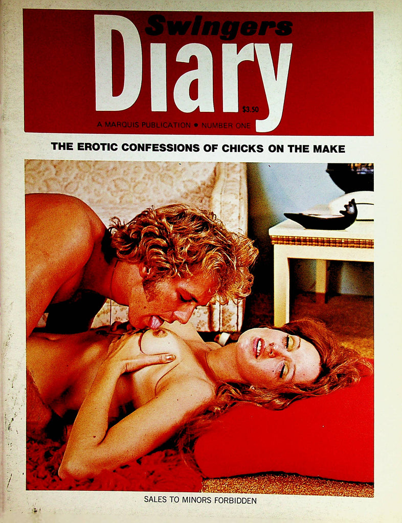 Swingers Diary Magazine  Erotic Confessions Of Chicks On The Make  #1  1971 Marquis Publication    102122lm-p