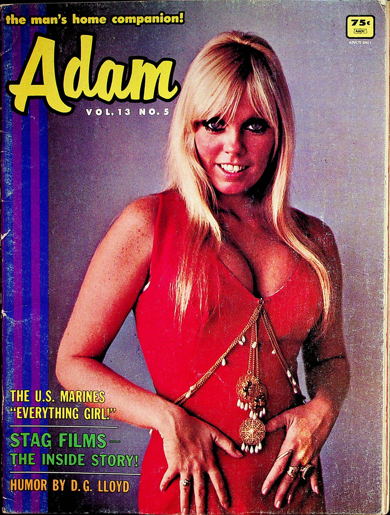 Adam Busty Magazine  Covergirl Patty Michaels  vol.13 #5  1969    072322lm-p