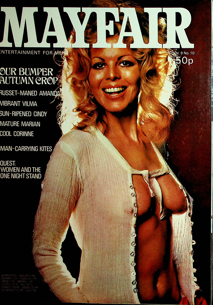 Mayfair Magazine  Covergirl Vilma  vol.9 #10  1970's   1224621lm-dm