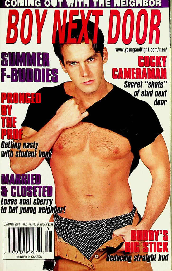 The Boy Next Door Gay Digest  Buddy's Big Stick Seducing Straight Bud  January 2001   040523lm-p