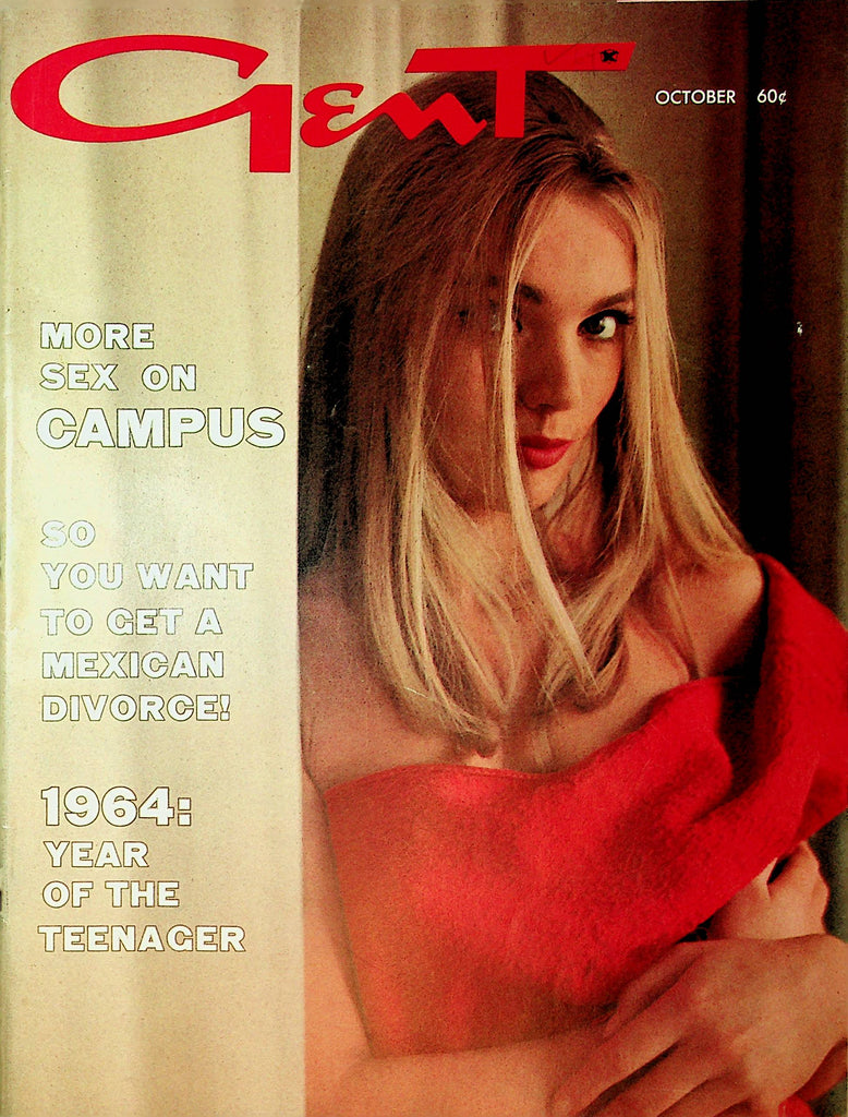 Gent Magazine  Centerfold Sonja Morgan / More Sex On Campus  October 1964      101421lm-dm
