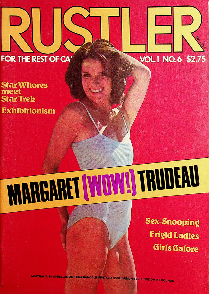 Rustler Magazine  Margaret Trudeau/ Star Whores Meet Star Trek  vol.1 #6  1980's      031022lm-p2