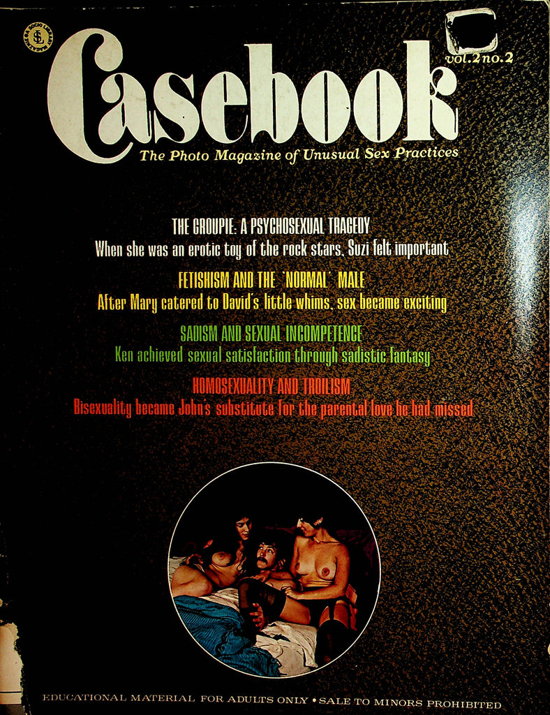 Casebook Photo Magazine Of Unusual Sex Practices vol.2 #2 1972 030222lm-p