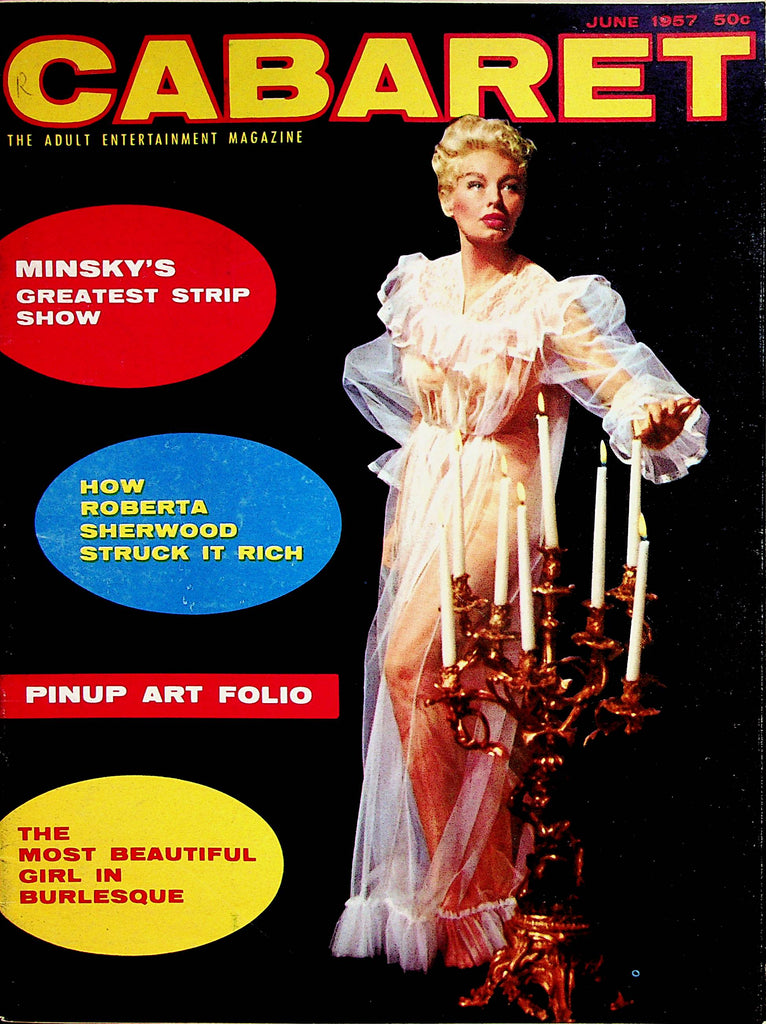 Cabaret Vintage Magazine Lily St. Cyr / Anita Ekberg  June 1957    062522lm-p