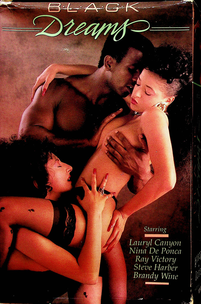 Black Dreams VHS Movie  Lauryl Canyon, Nina De Ponca, Ray Victory  1988 Ebony & Ivory Home Video    031523lp-vhs2