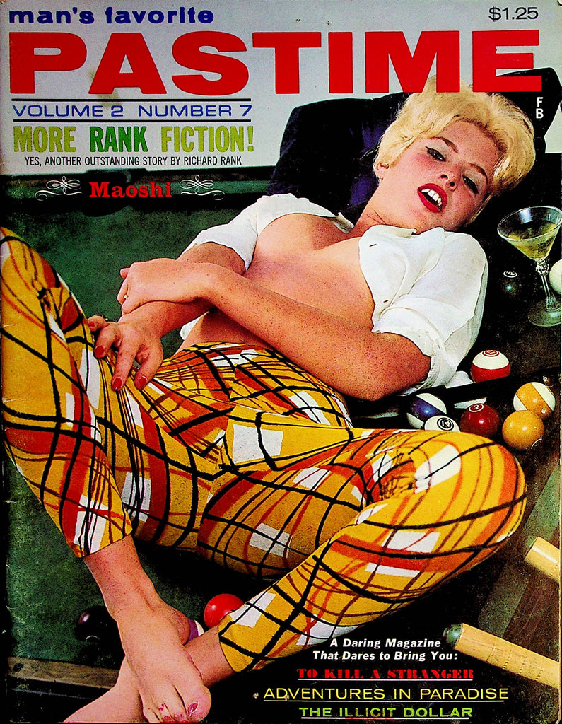 Man's Favorite Pastime Busty Magazine  Covergirl Dorothy Dayton  vol.2 #7 1963    101322lm-p