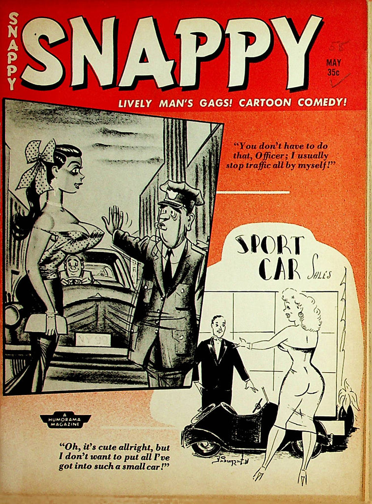 Snappy Vintage Digest  Betty Page / Women and Cartoons!  May 1958  110221lm-m