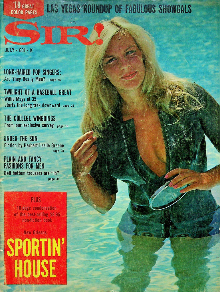 Sir! Magazine Willie Mays Julie Christie July 1966 063022RP
