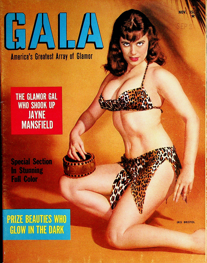 Gala Busty Magazine  Covergirl Iris Bristol  November 1958