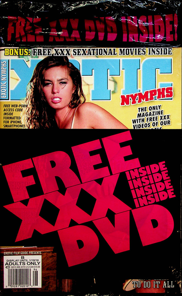 Exotic Nymphs Magazine  #96  2015   new/sealed w/DVD   011623lm-p3