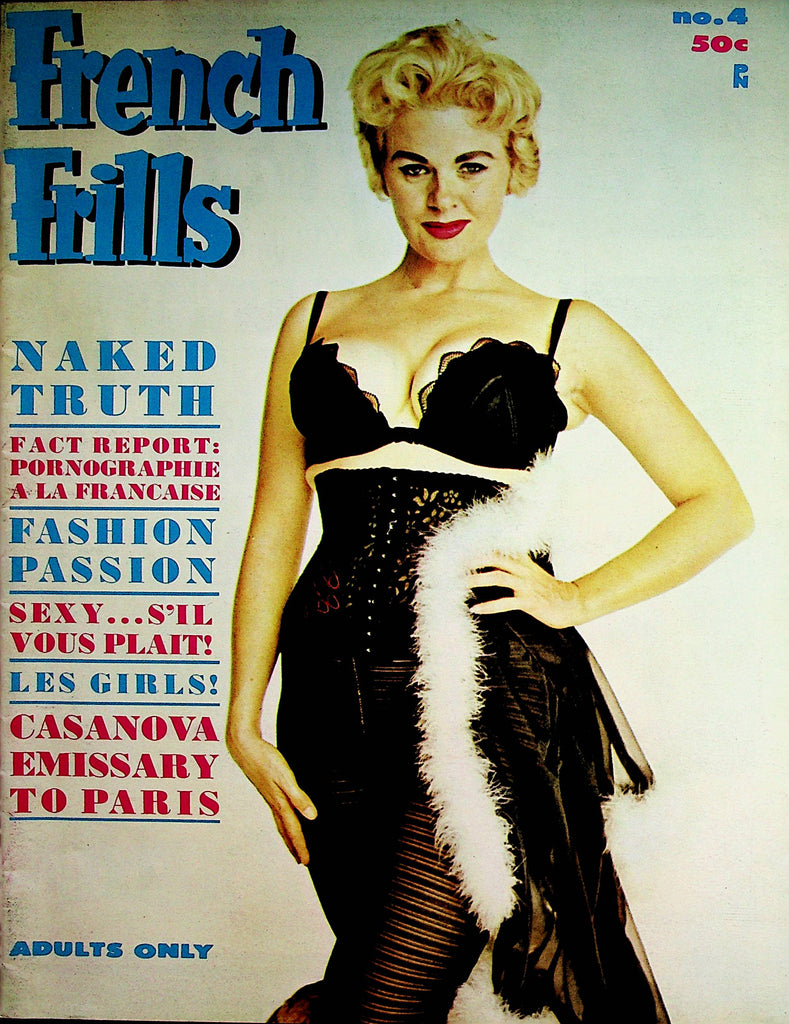 French Frills Vintage Magazine  Les Girls ! / Naked Truth  #4  1960's  110922lm-p
