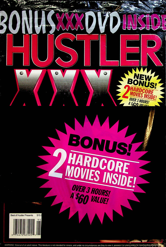 Hustler  XXX Magazine  #97   2000 w/DVD     new/sealed   011623lm-p3
