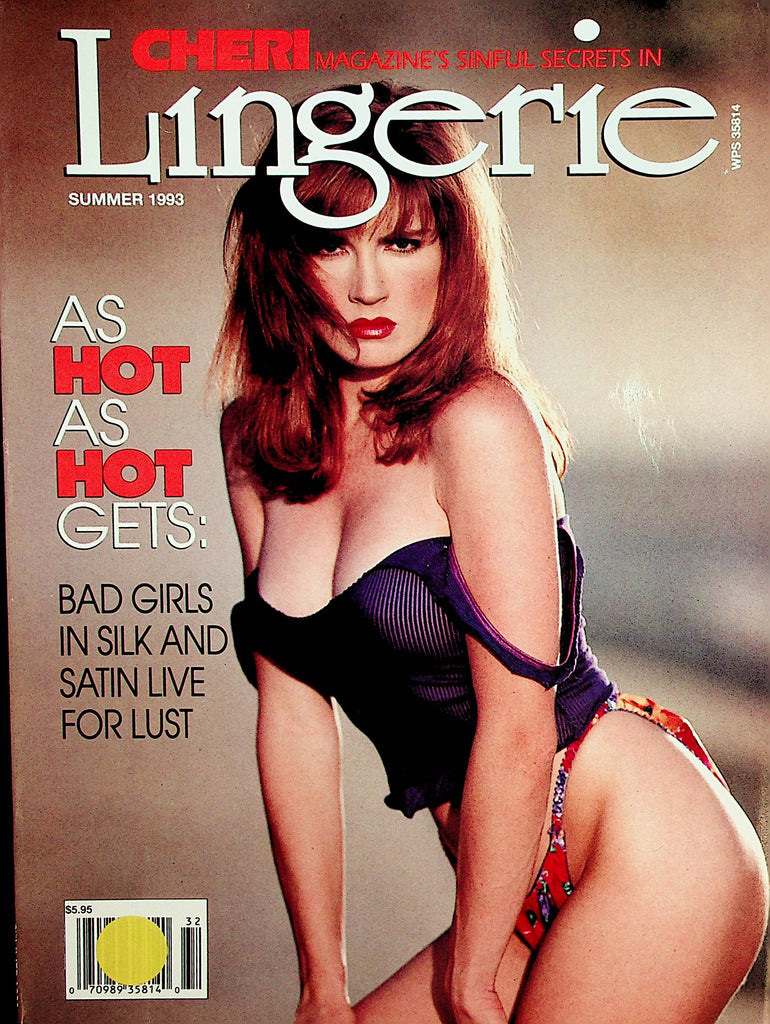 Autographed  Cheri Lingerie Magazine  Sarenna Lee / Raqual Darrian   w/COA  Summer 1993    122021lm-dm