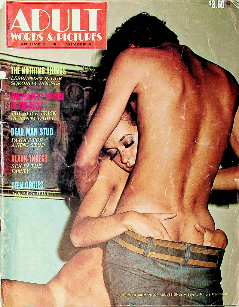 Adult Words & Pictures Magazine The Fastest Whore In The West vol.1 #4 1969   091120lm-sh
