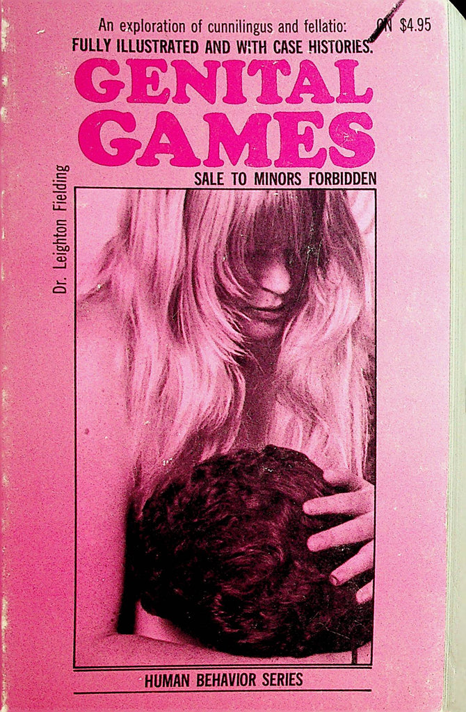 Genital Games Book Exploration of Cunnilingus and Fellatio by Dr. Leighton Fielding  1969  112021lm-dm