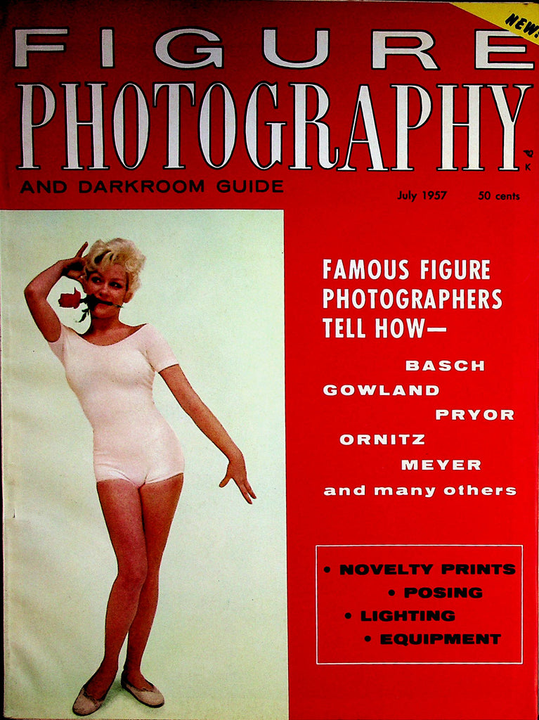 Figure Photography And Darkroom Guide Magazine  Basch, Gowland and More!  July 1957   062822lm-p