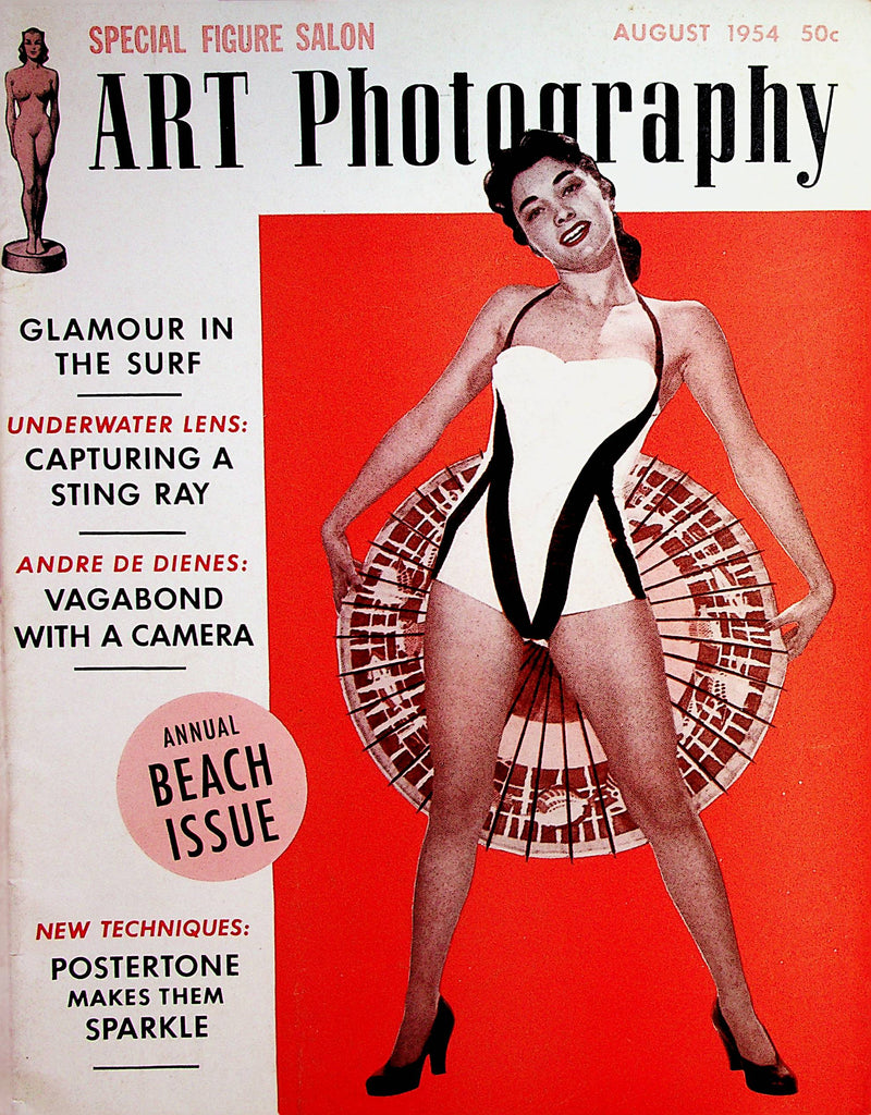 Art Photography Special Figure Salon Magazine  Annual Beach Issue  August 1954    071522lm-p