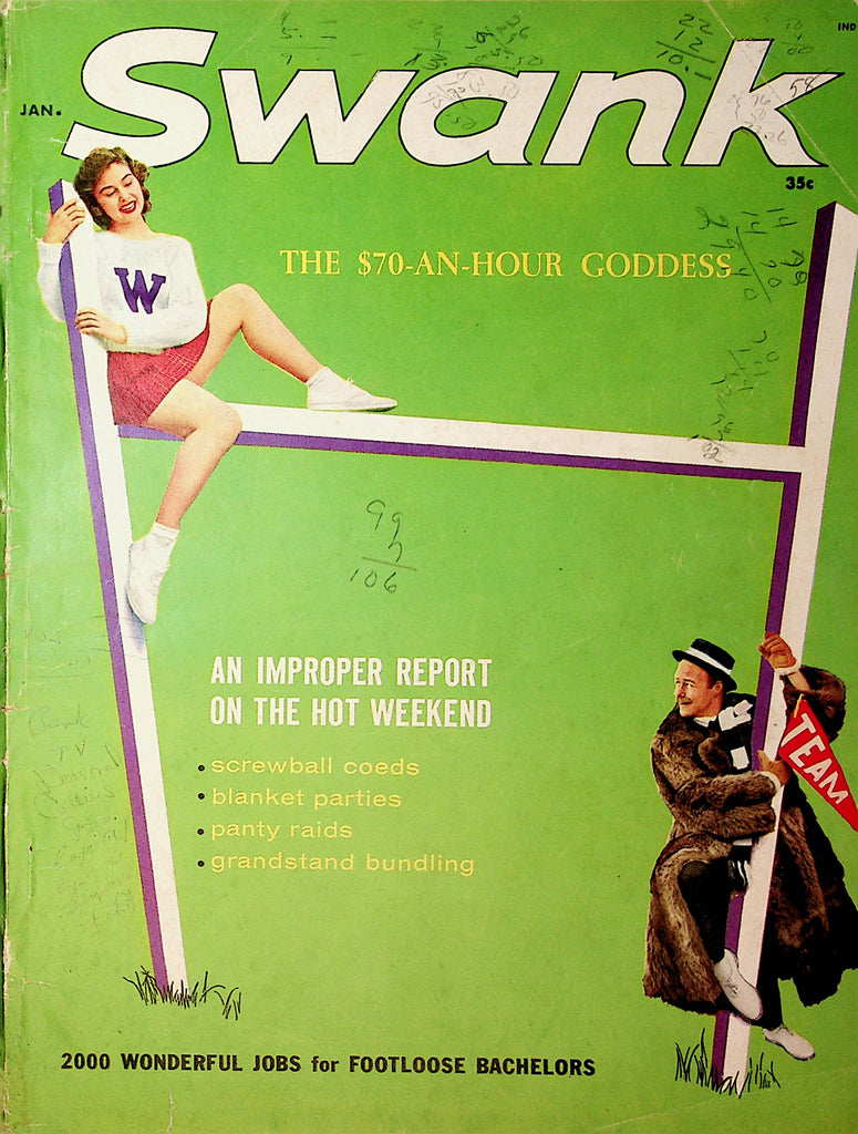 Swank Busty Vintage Magazine  Sheila Rudi  January 1958   101221lm-dm