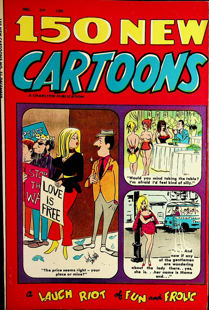 150 New Cartoons Vintage Magazine  Laugh Riot Of Fun And Frolic  #31 December 1969  100421lm-dm
