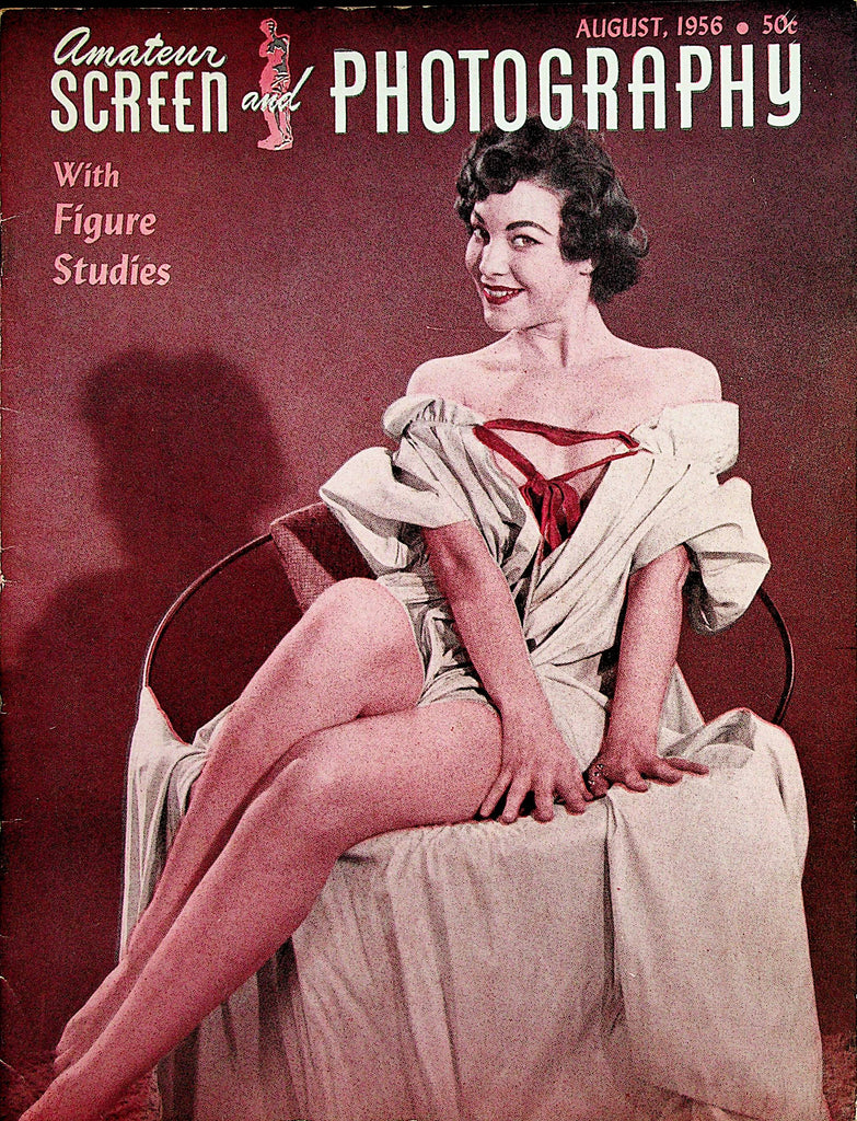 Amateur Screen and Photography With Figure Studies Vintage Magazine  August 1956    032923lm-p2