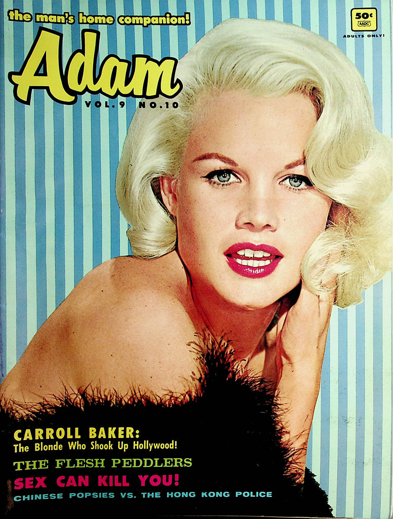 Adam Vintage Magazine  Carroll Baker  vol.9 #10  1965    120621lm-dm