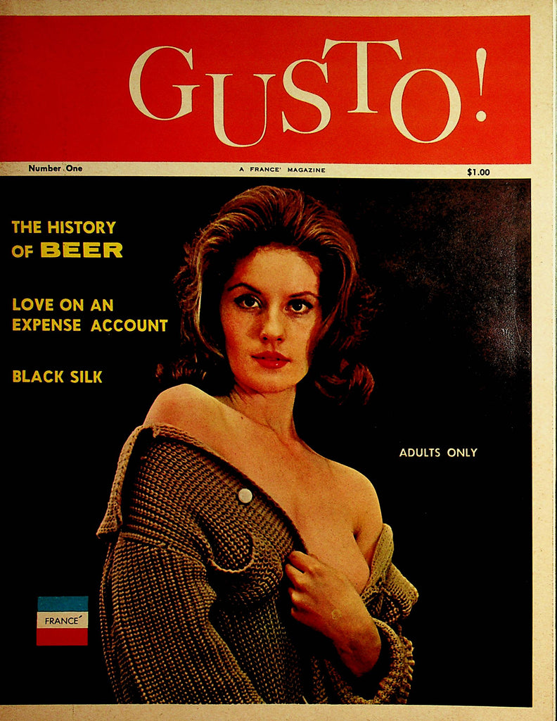 Gusto Vintage Magazine  Black Silk  #1  1962 France     092821lm-dm2