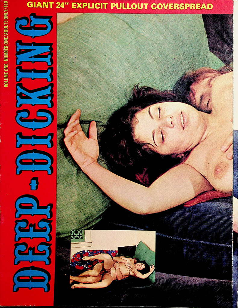 Deep-Dicking Magazine   w/Giant 24" Pullout  vol.1 #1  1960's      020822lm-dp