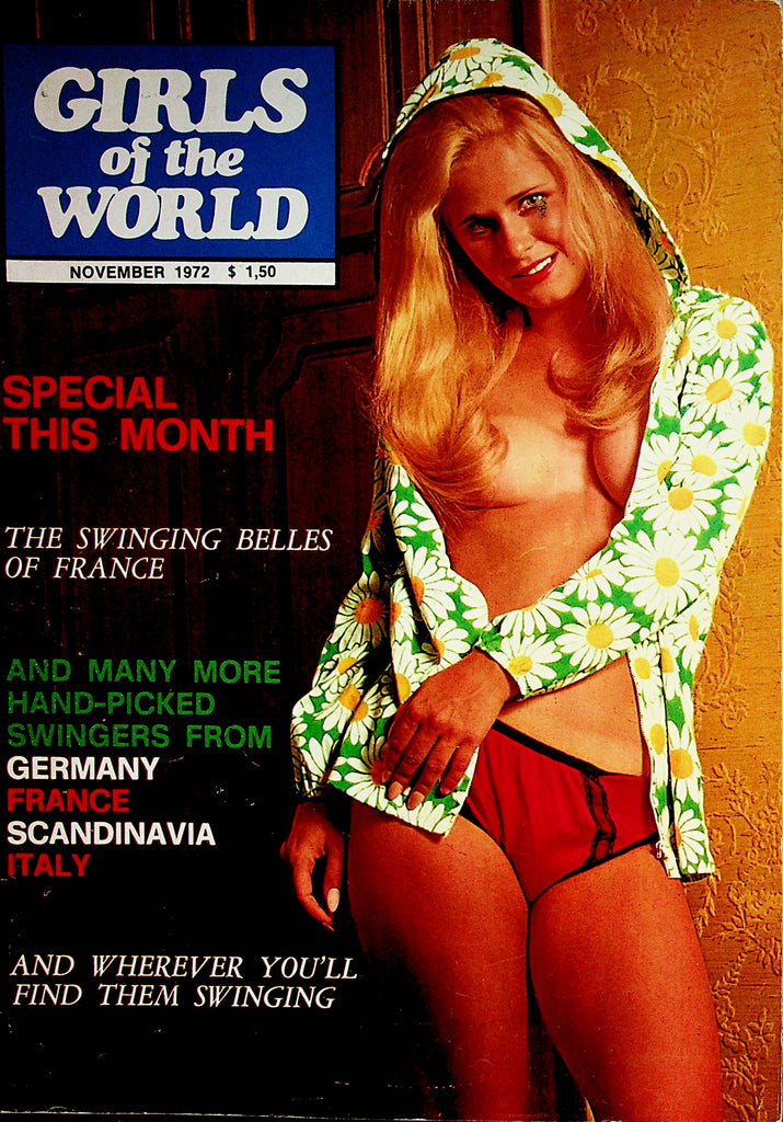 Girls Of The World Magazine  The Swinging Belles Of France  vol.4 #11  1972     091722lm-p