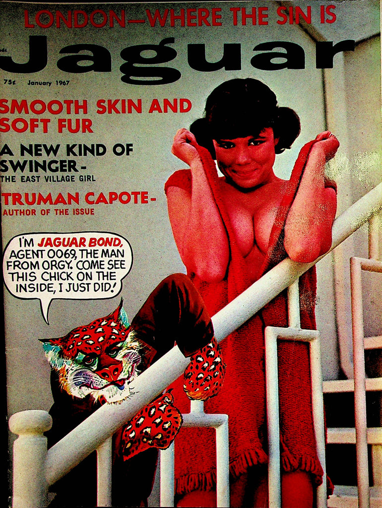 Jaguar Busty Magazine  Centerfold Girl Greta  January 1967    101522lm-p