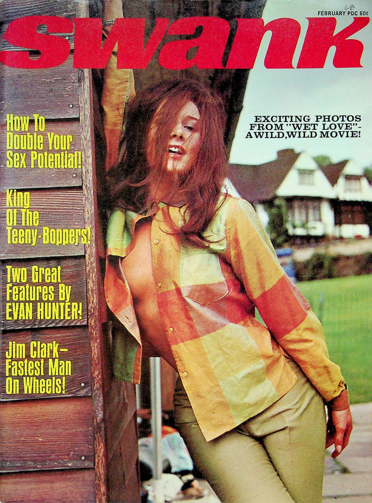 Swank Magazine Evan Hunter & Jim Clark February 1968 042822RP