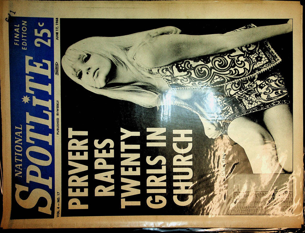 National Spotlite Newspaper  Cover Girl Stella Rivera  June 17, 1968  100720lm-amsh